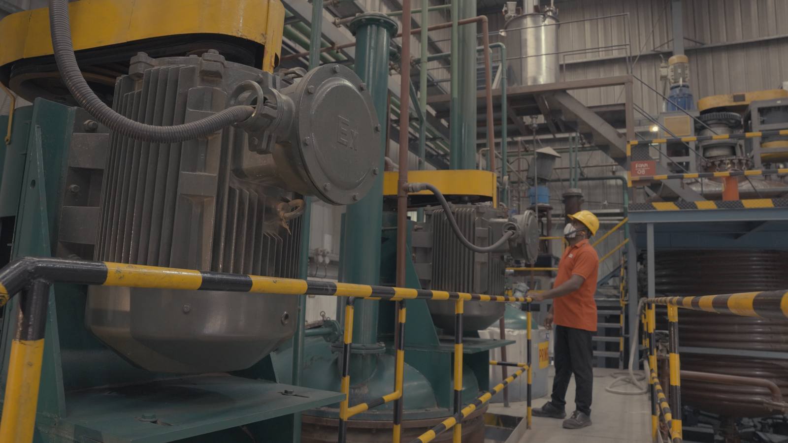 Adhesive synthesis plant