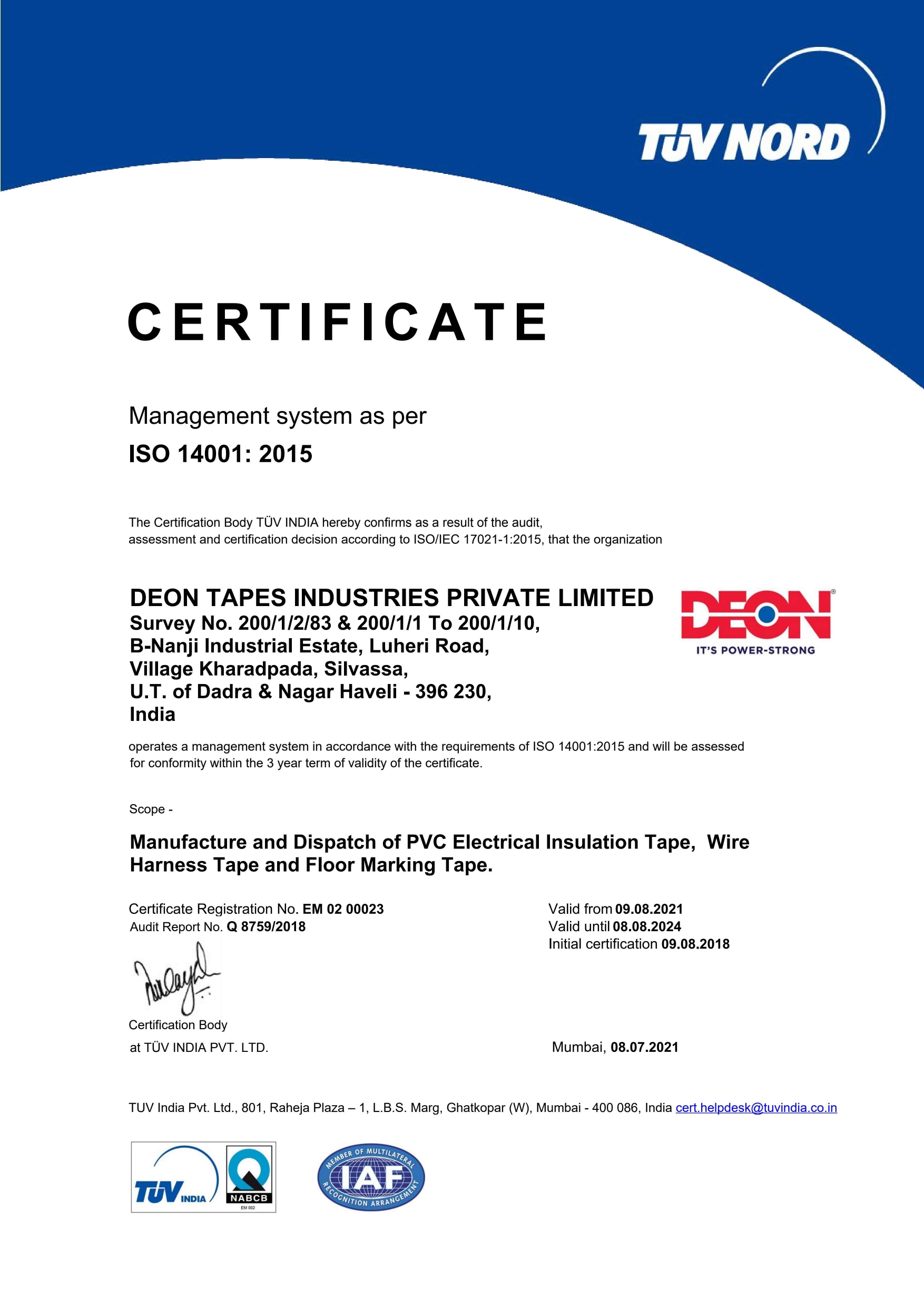 ISO 14001 :2015
